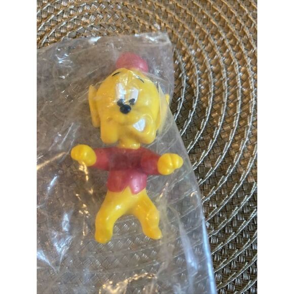 Disney's Bonkers Jitters A. Dog Hard Plastic Figure Hat 1990 Vintage - Picture 2 of 5